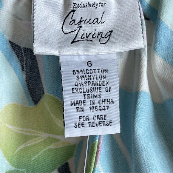 Casual Living skirt built with shorts women’s sz 6 - Picture 9 of 12